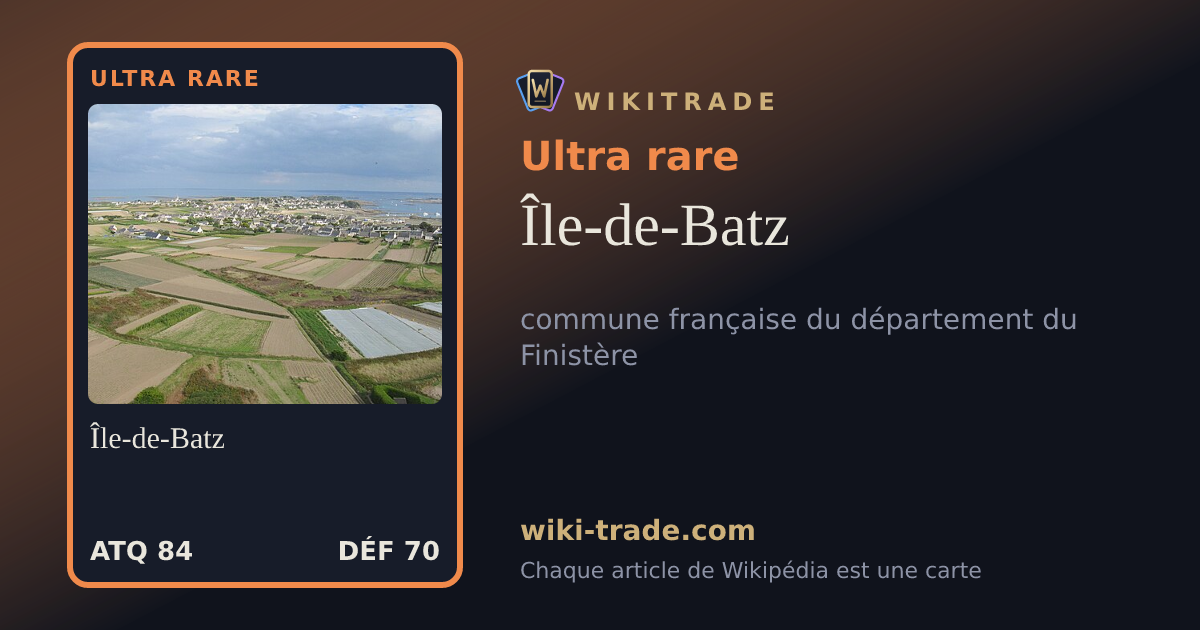 Île-de-Batz — carte Ultra rare