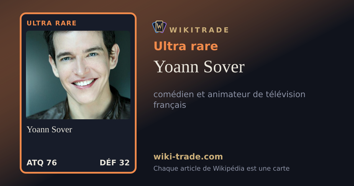Yoann Sover — carte Ultra rare