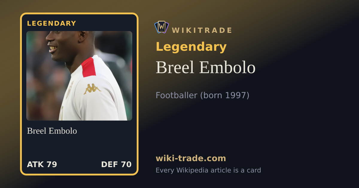 Breel Embolo — Legendary card