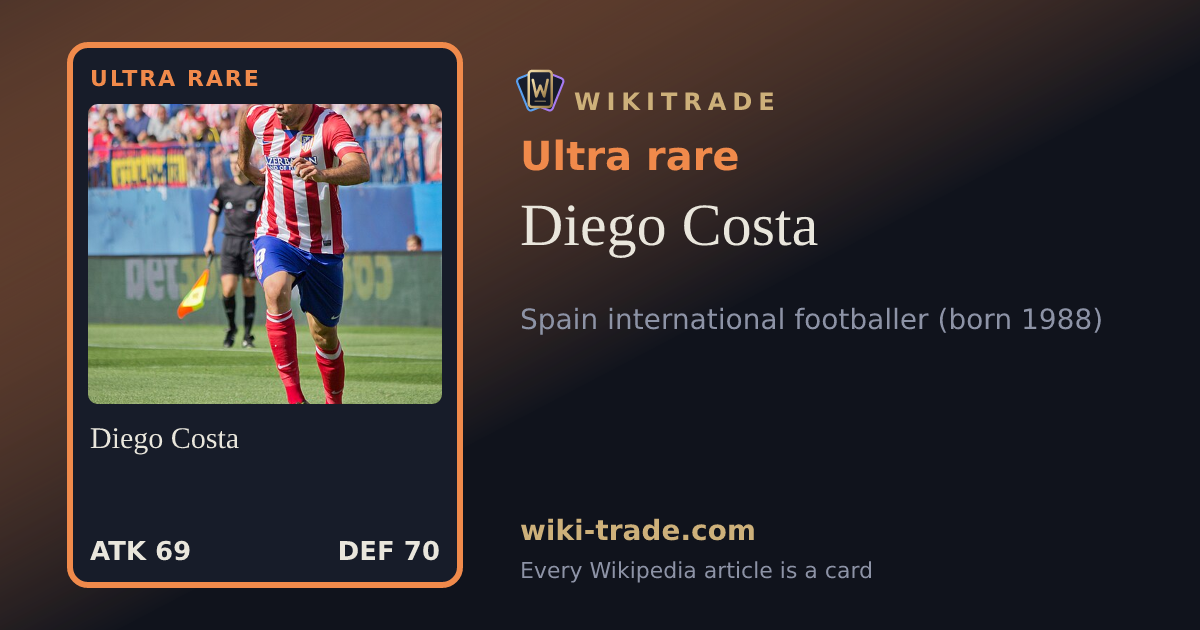Diego Costa — Ultra rare card