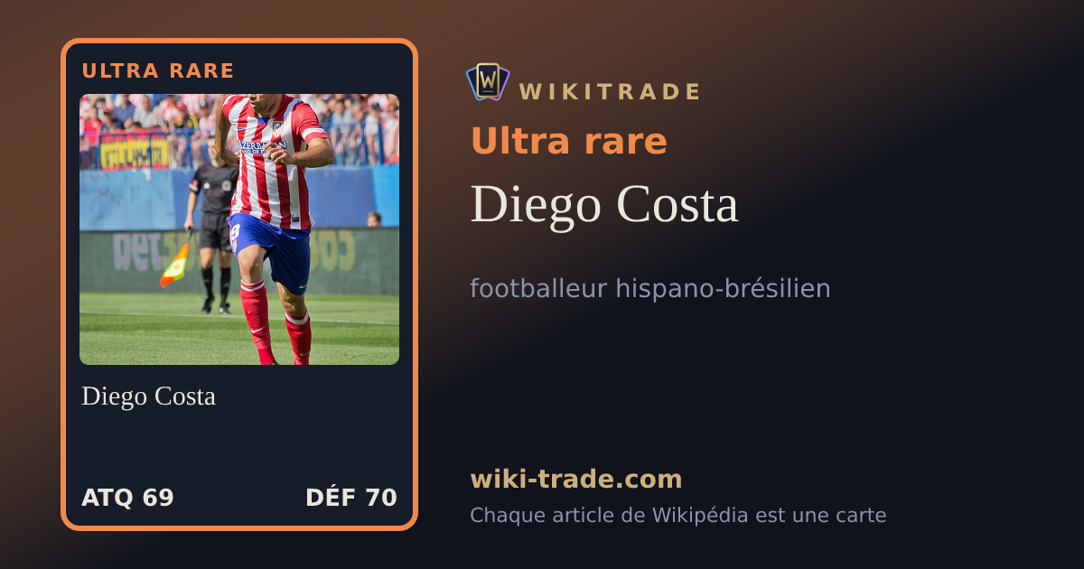 Diego Costa — carte Ultra rare