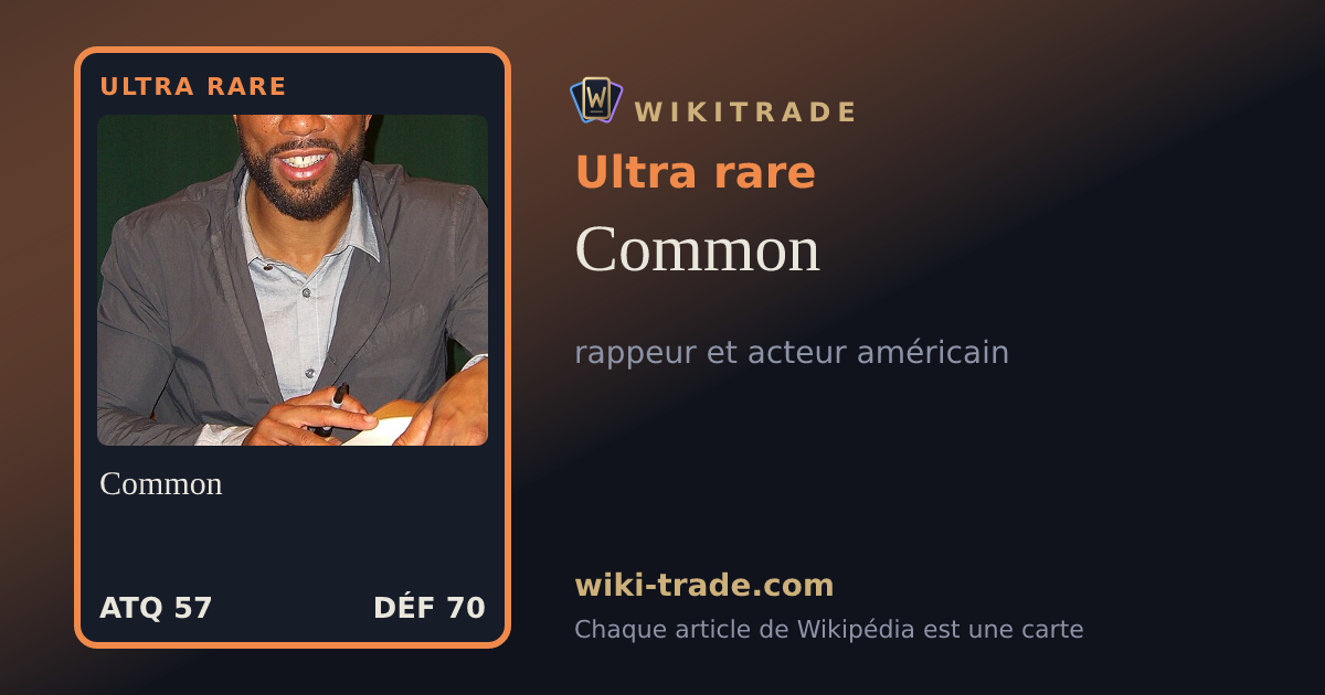 Common — carte Ultra rare