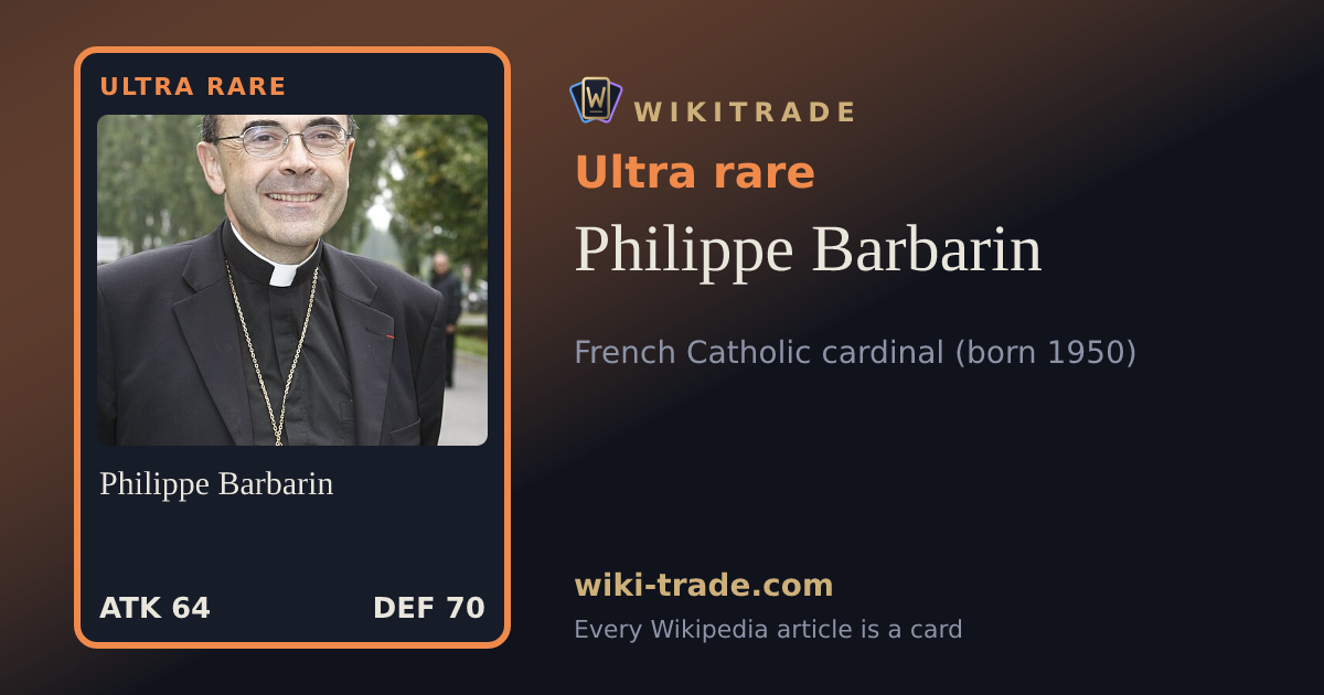 Philippe Barbarin — Ultra rare card