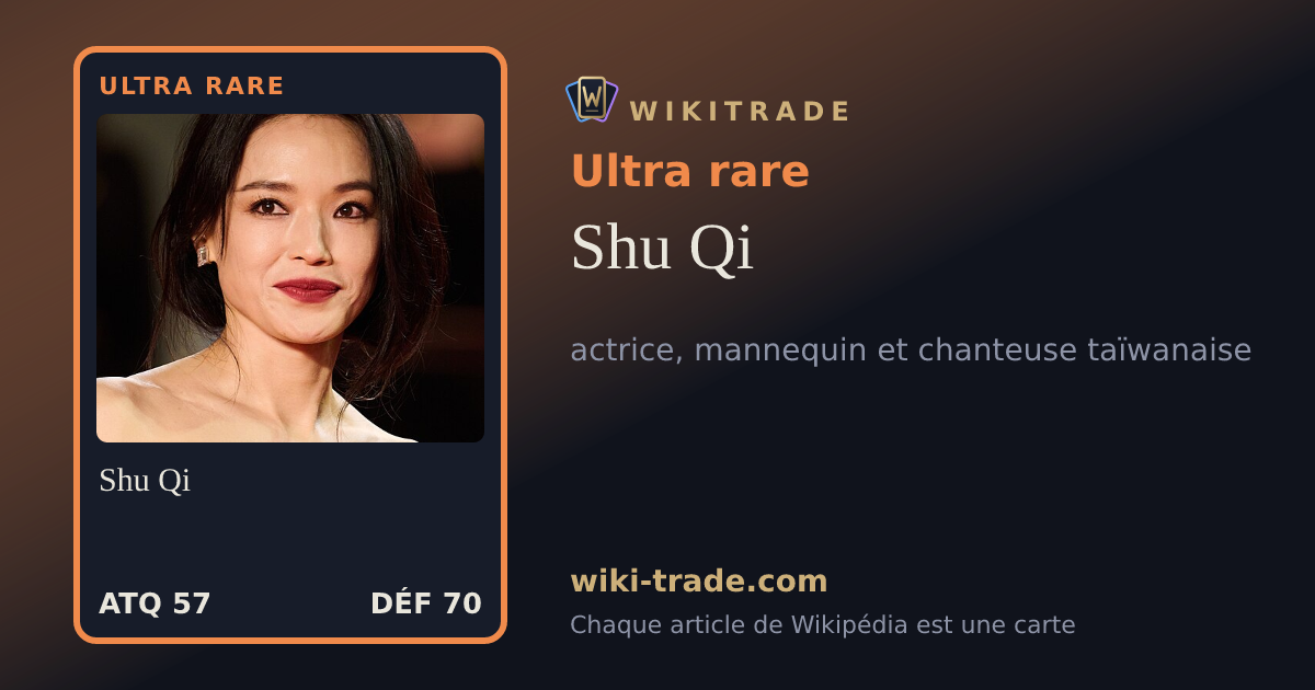 Shu Qi — carte Ultra rare