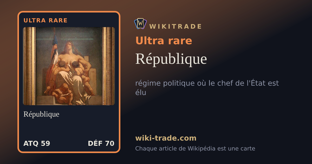 République — carte Ultra rare