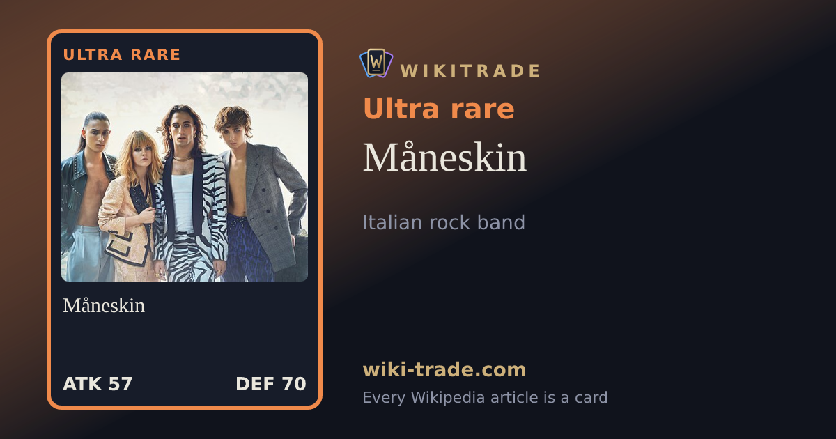 Måneskin — Ultra rare card