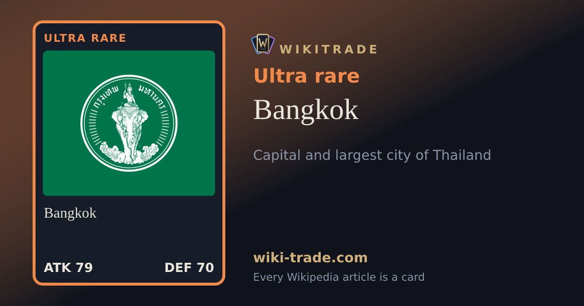 Bangkok — Ultra rare card