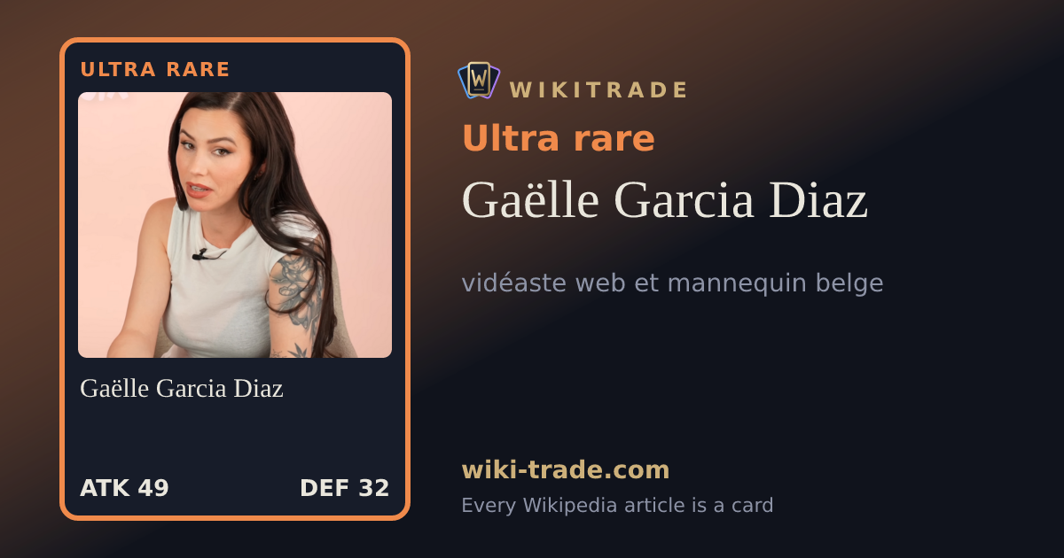 Gaëlle Garcia Diaz — Ultra rare card