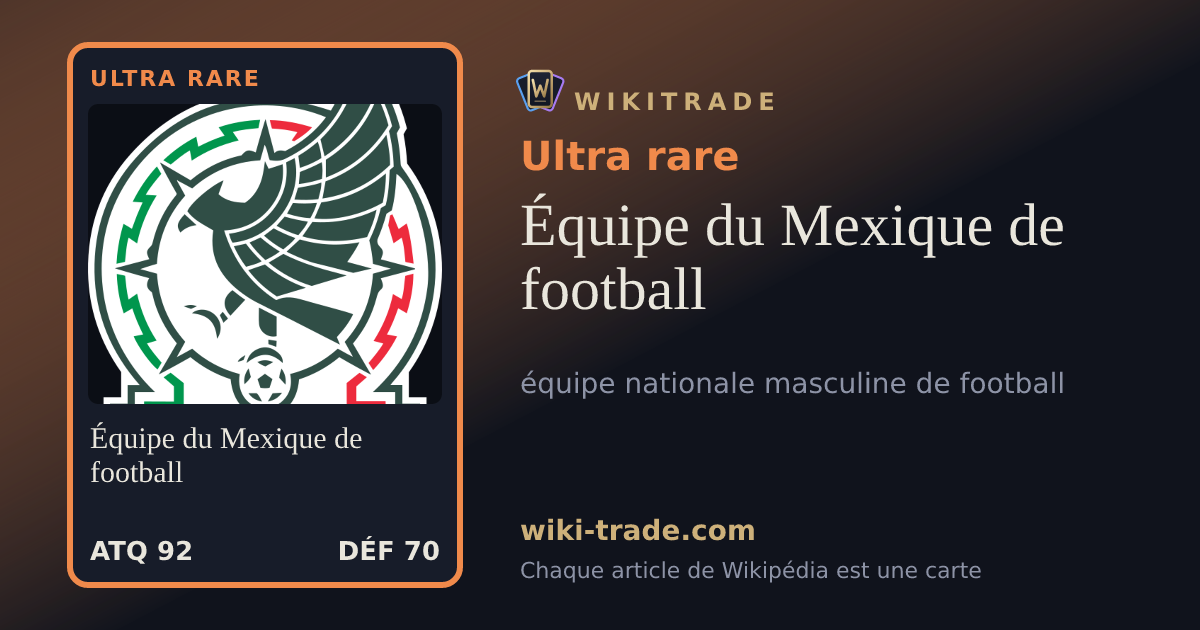 Équipe du Mexique de football — carte Ultra rare
