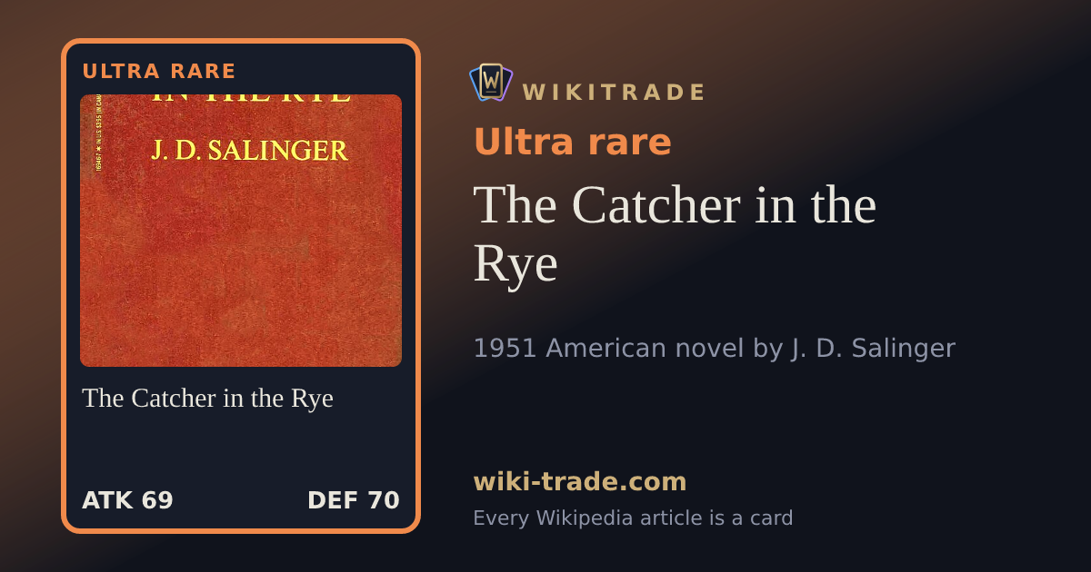 The Catcher in the Rye — Ultra rare card