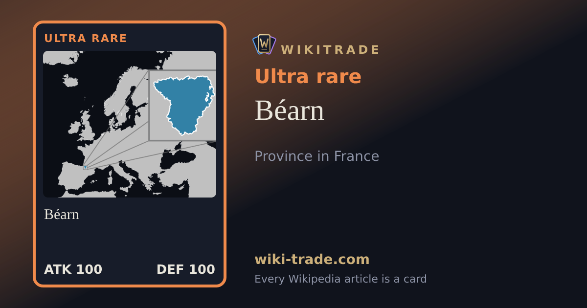 Béarn — Ultra rare card