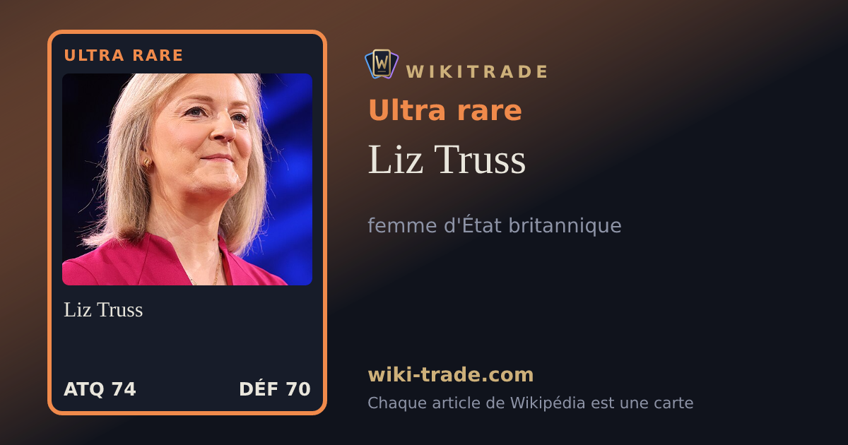 Liz Truss — carte Ultra rare