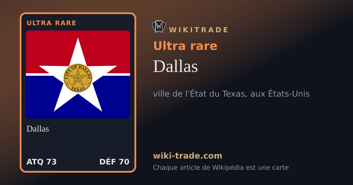 Dallas — carte Ultra rare