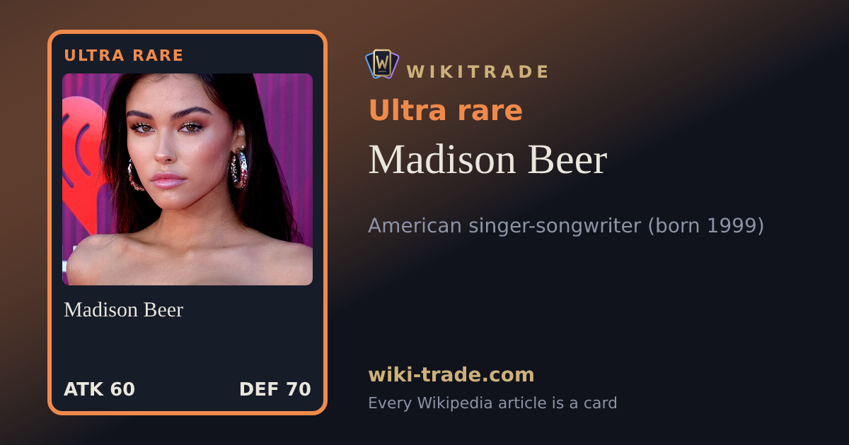 Madison Beer — Ultra rare card