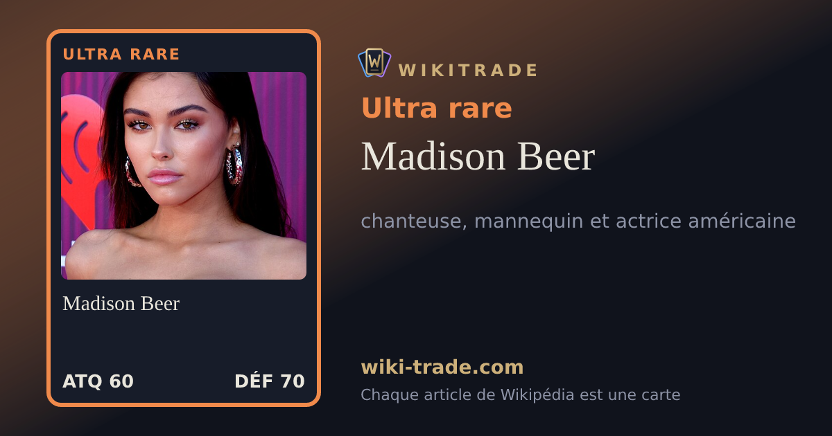 Madison Beer — carte Ultra rare