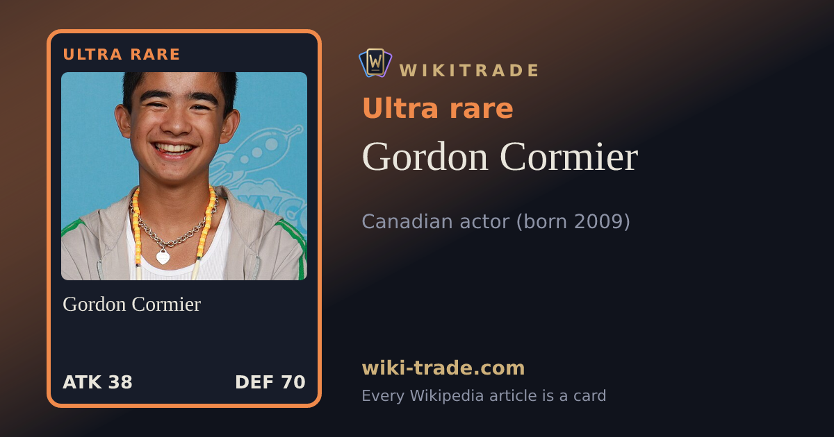 Gordon Cormier — Ultra rare card