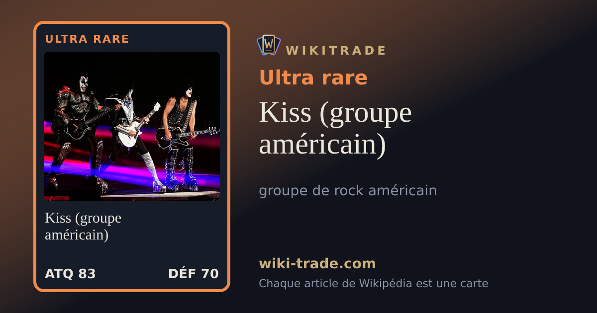 Kiss (groupe américain) — carte Ultra rare