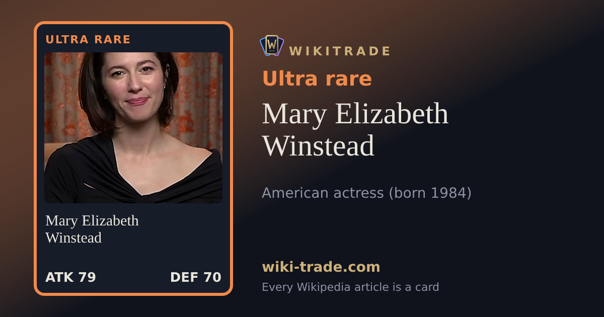 Mary Elizabeth Winstead — Ultra rare card