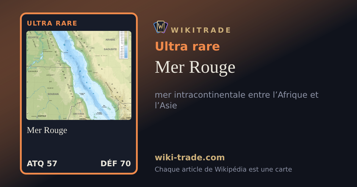 Mer Rouge — carte Ultra rare