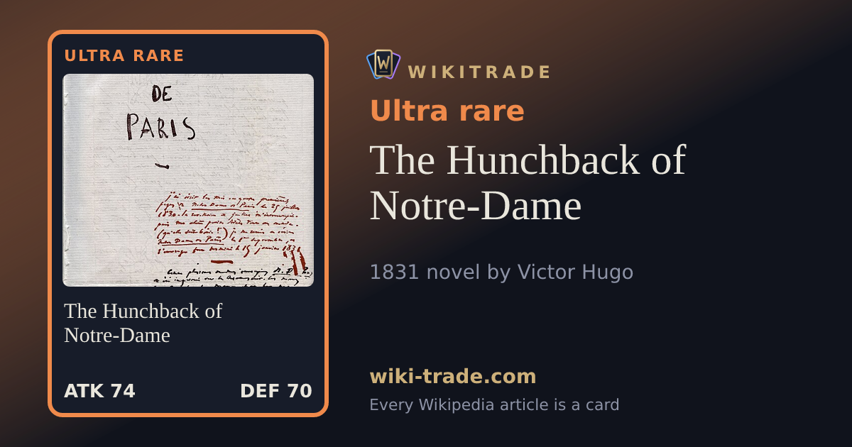 The Hunchback of Notre-Dame — Ultra rare card