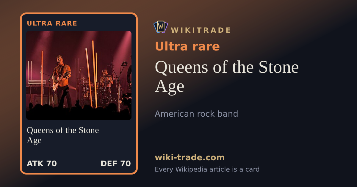 Queens of the Stone Age — Ultra rare card