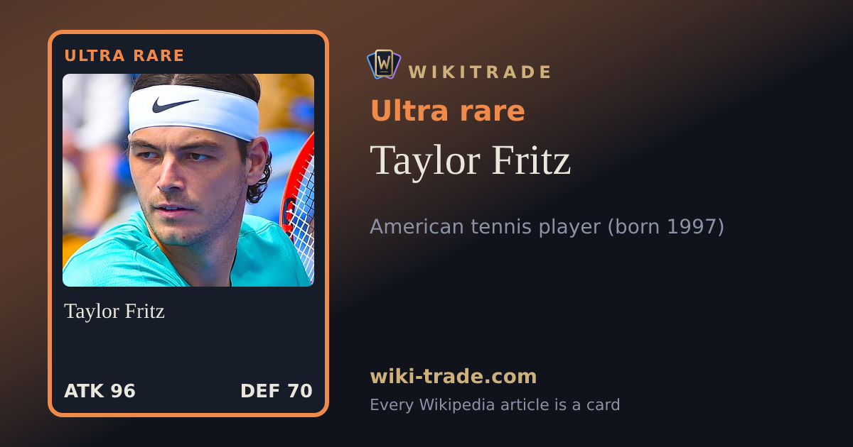 Taylor Fritz — Ultra rare card