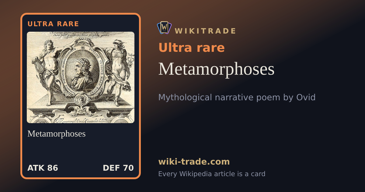 Metamorphoses — Ultra rare card