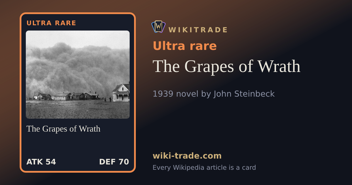 The Grapes of Wrath — Ultra rare card