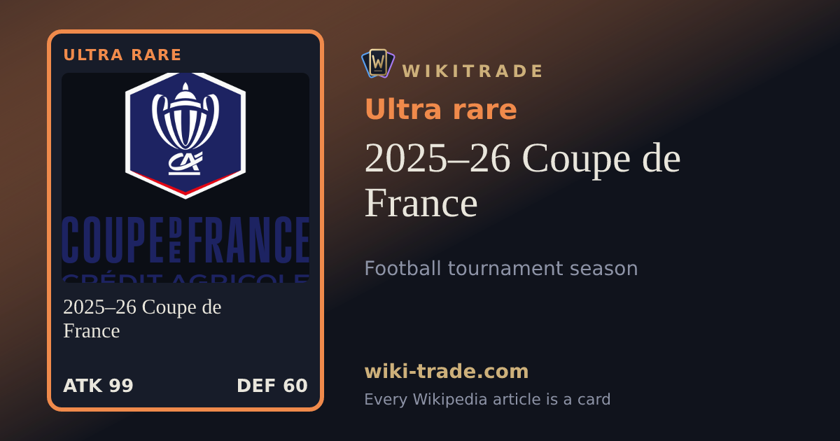 2025–26 Coupe de France — Ultra rare card