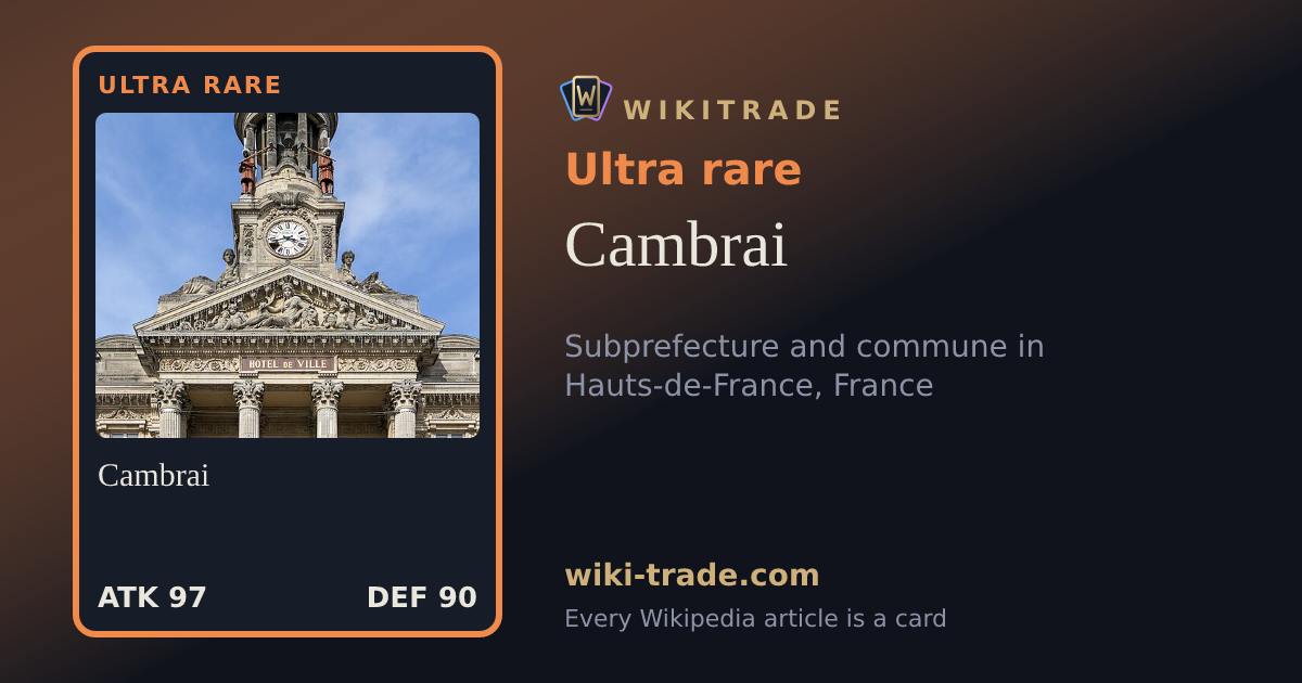 Cambrai — Ultra rare card