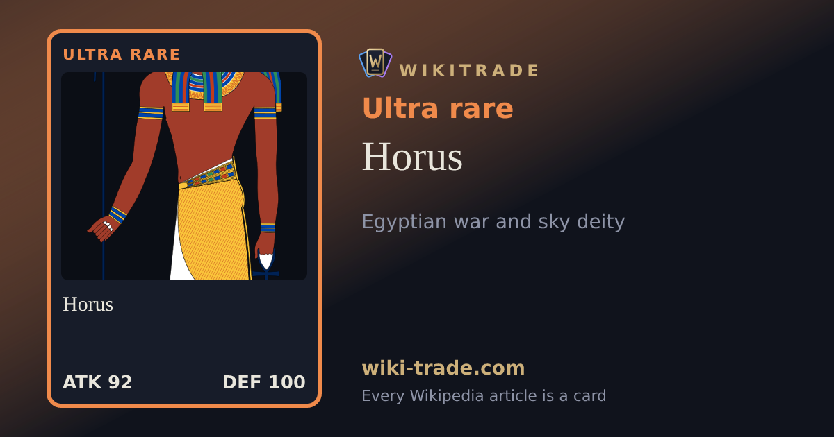 Horus — Ultra rare card