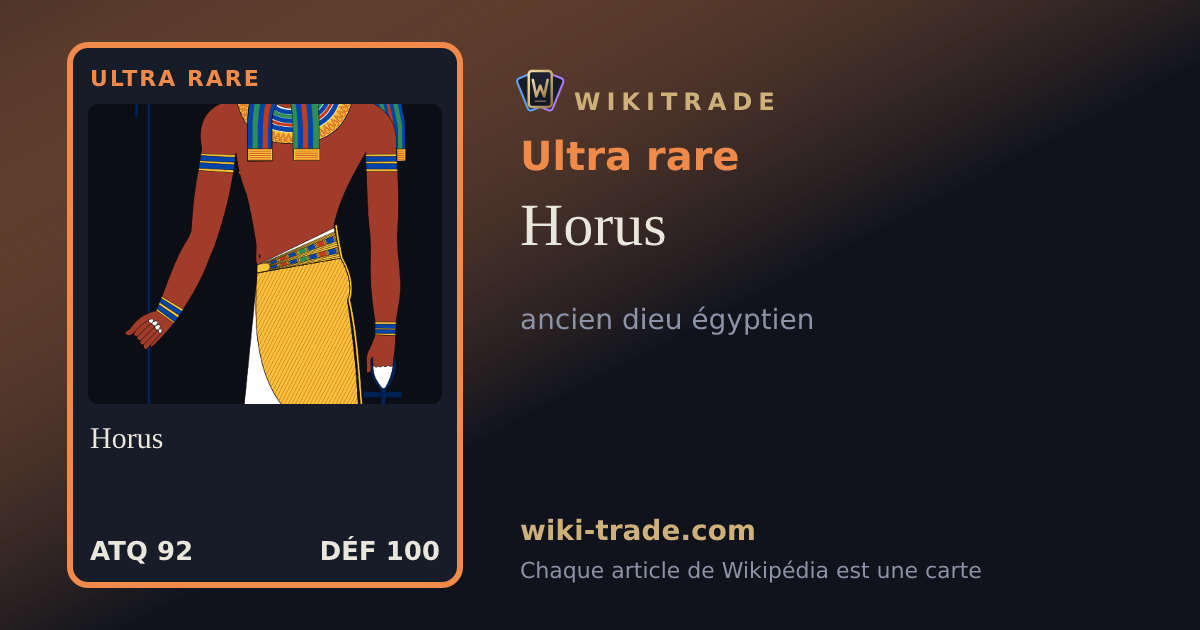 Horus — carte Ultra rare