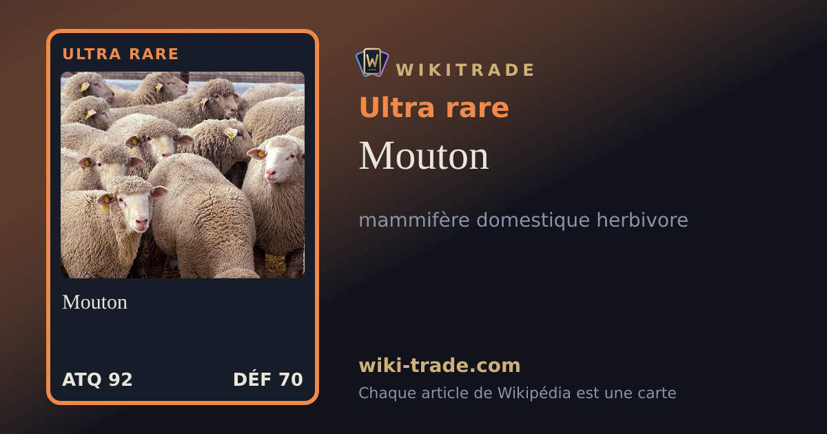 Mouton — carte Ultra rare