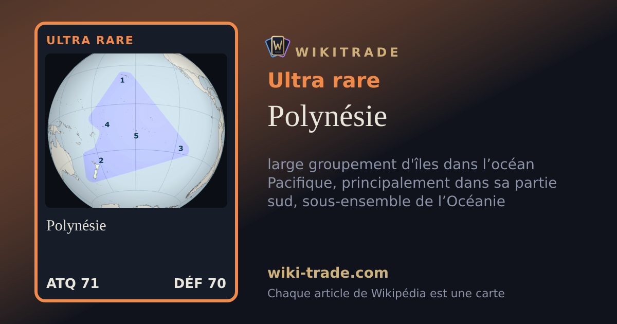 Polynésie — carte Ultra rare