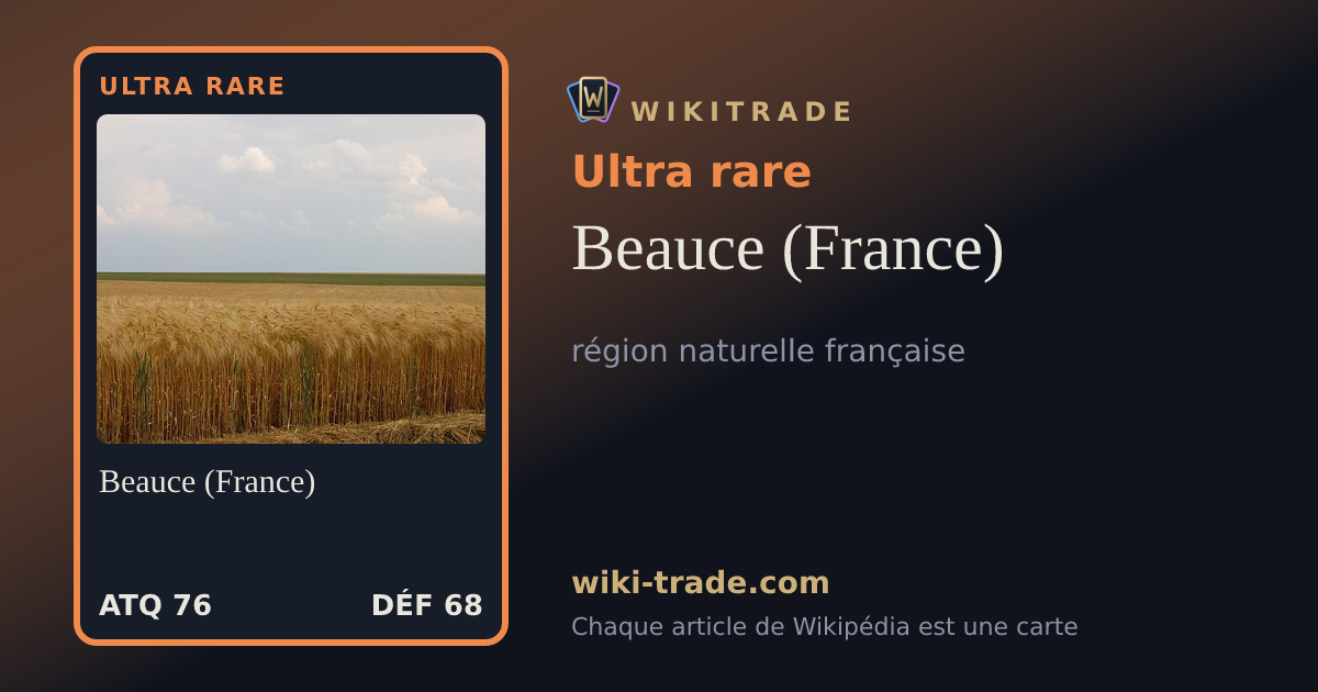 Beauce (France) — carte Ultra rare