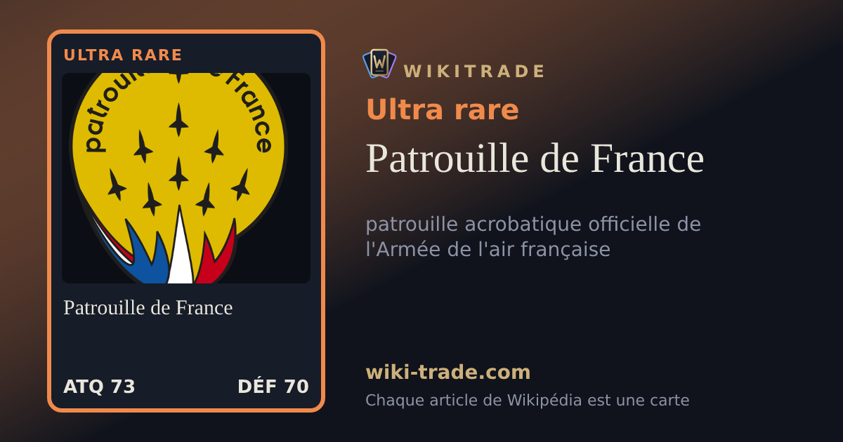 Patrouille de France — carte Ultra rare
