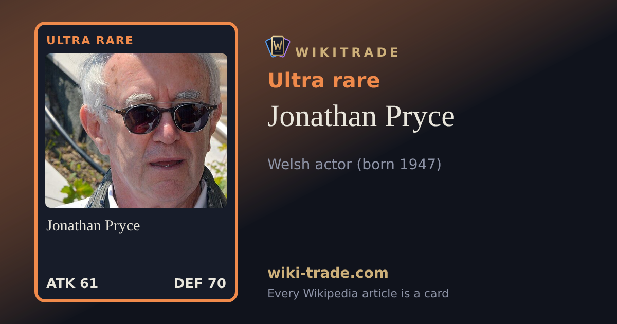 Jonathan Pryce — Ultra rare card
