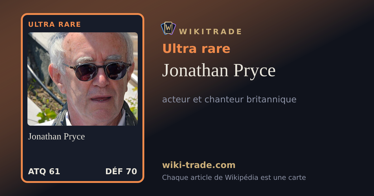 Jonathan Pryce — carte Ultra rare
