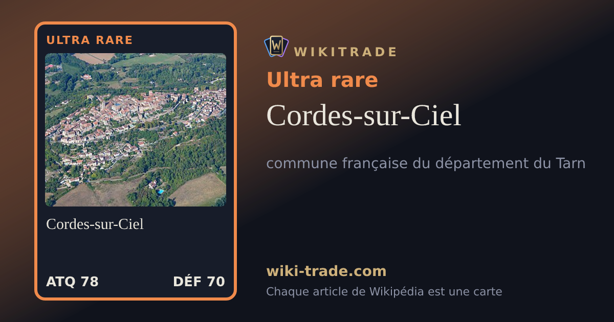 Cordes-sur-Ciel — carte Ultra rare