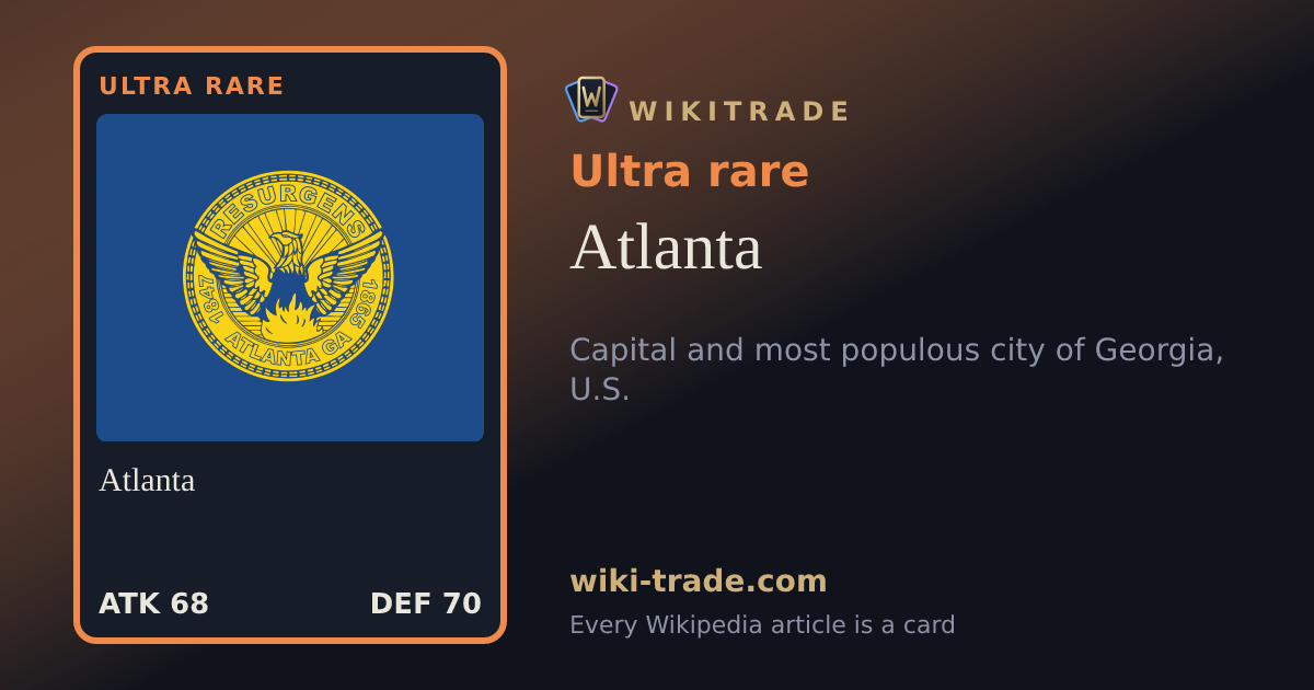 Atlanta — Ultra rare card