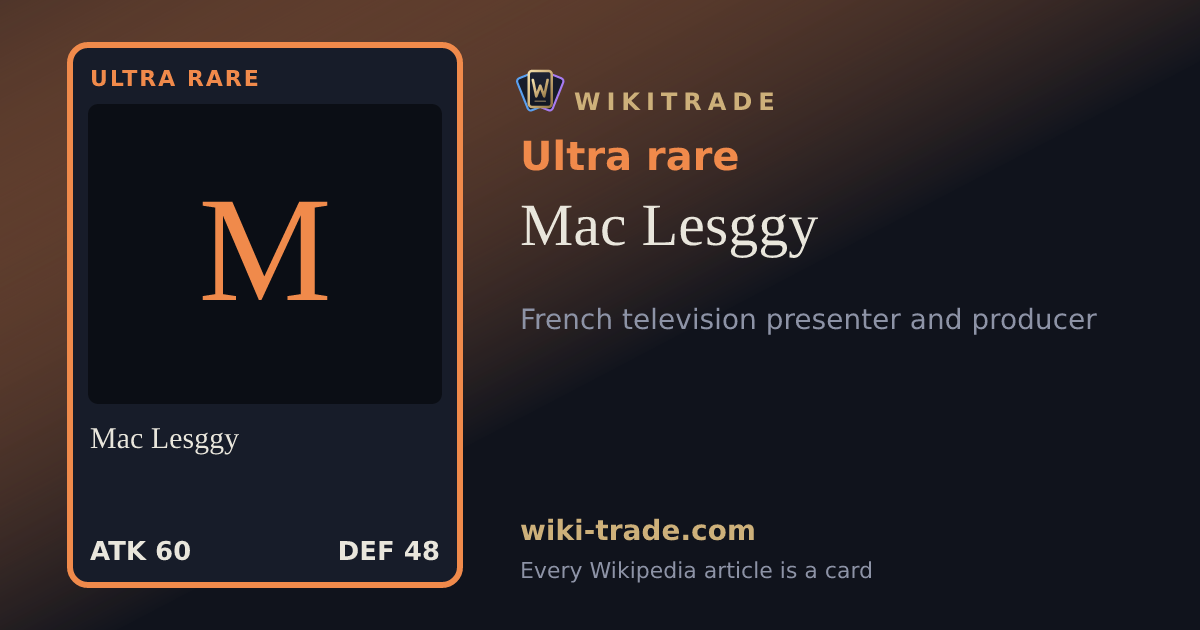 Mac Lesggy — Ultra rare card