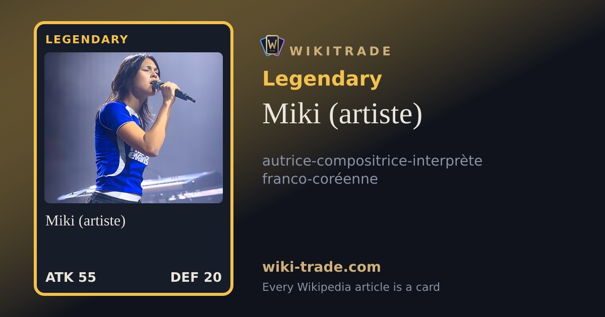 Miki (artiste) — Legendary card