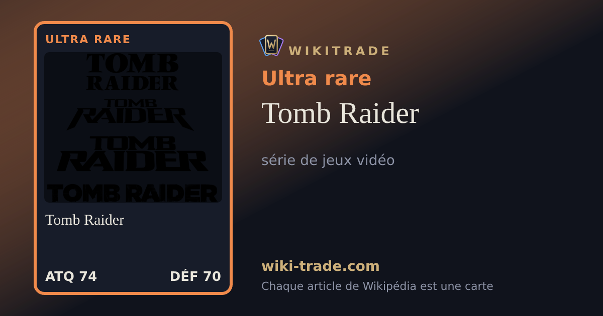 Tomb Raider — carte Ultra rare