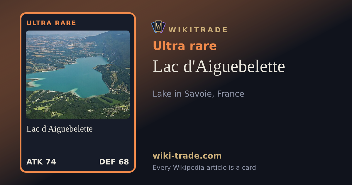 Lac d'Aiguebelette — Ultra rare card