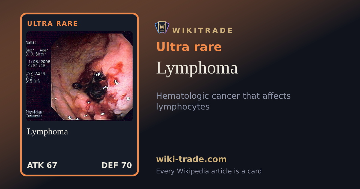 Lymphoma — Ultra rare card
