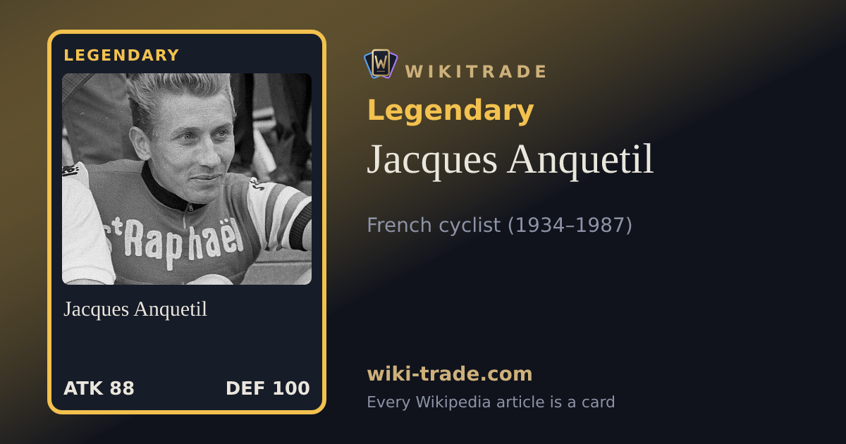 Jacques Anquetil — Legendary card