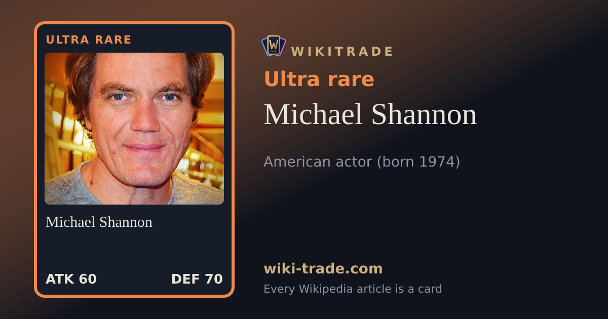 Michael Shannon — Ultra rare card