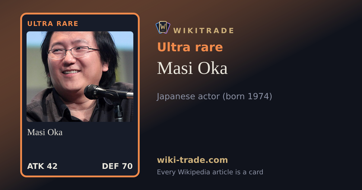 Masi Oka — Ultra rare card