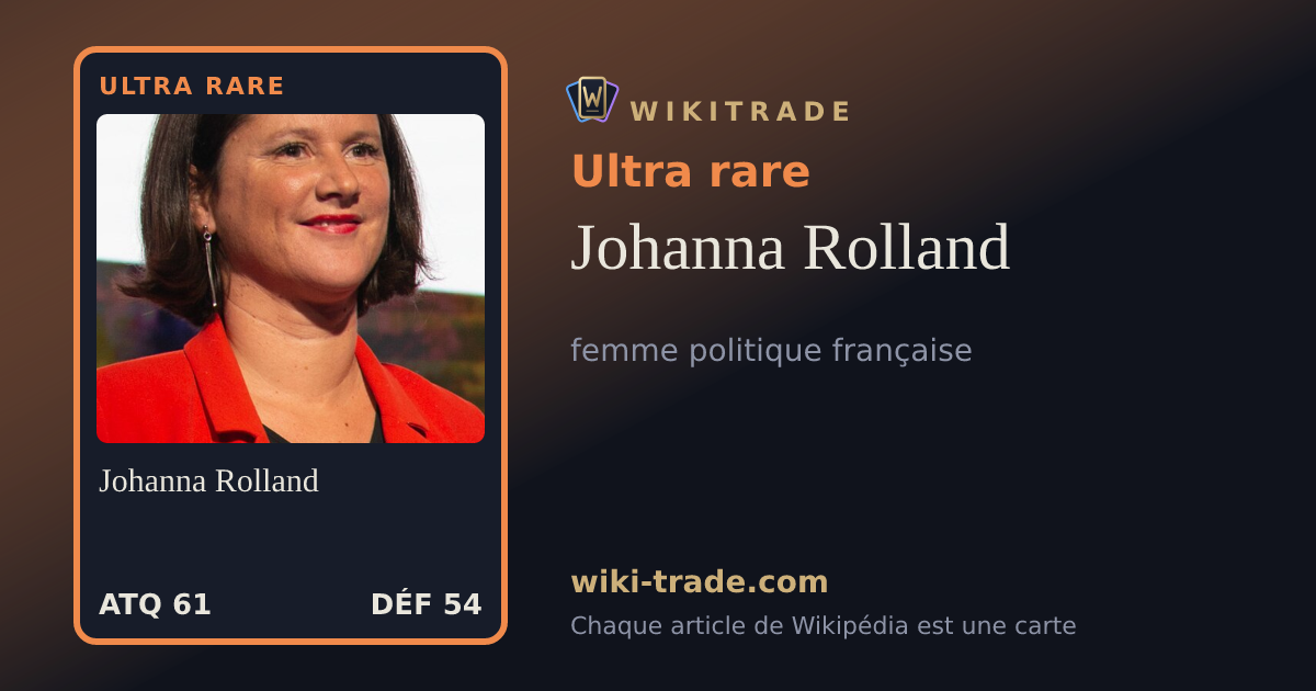 Johanna Rolland — carte Ultra rare