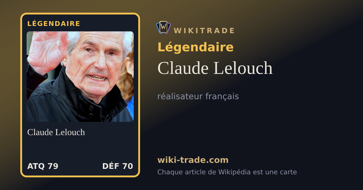 Claude Lelouch — carte Légendaire